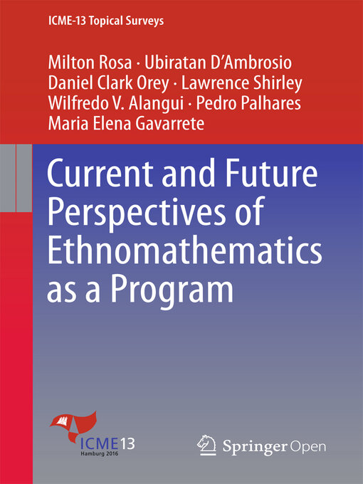 Title details for Current and Future Perspectives of Ethnomathematics as a Program by Milton Rosa - Available